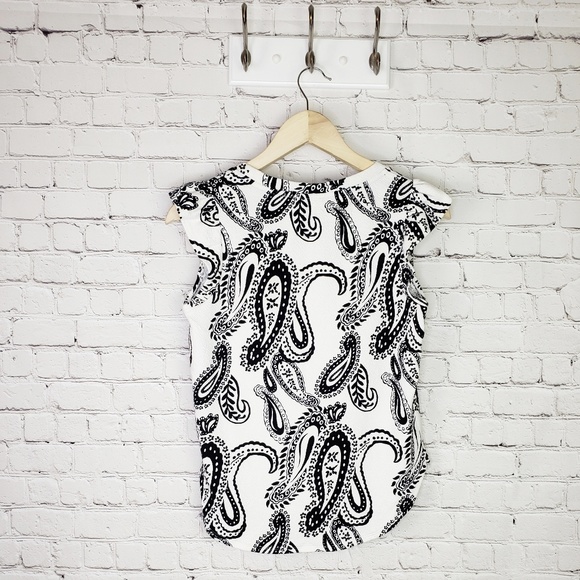 Anthropologie Deletta "Madrona" cap sleeve blouse - Picture 2 of 4